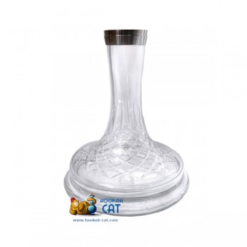 Колба для кальяна Union Hookah Fibonacci Carved Click (Юнион Хука Фибоначчи Резная на резьбе) - фото 1